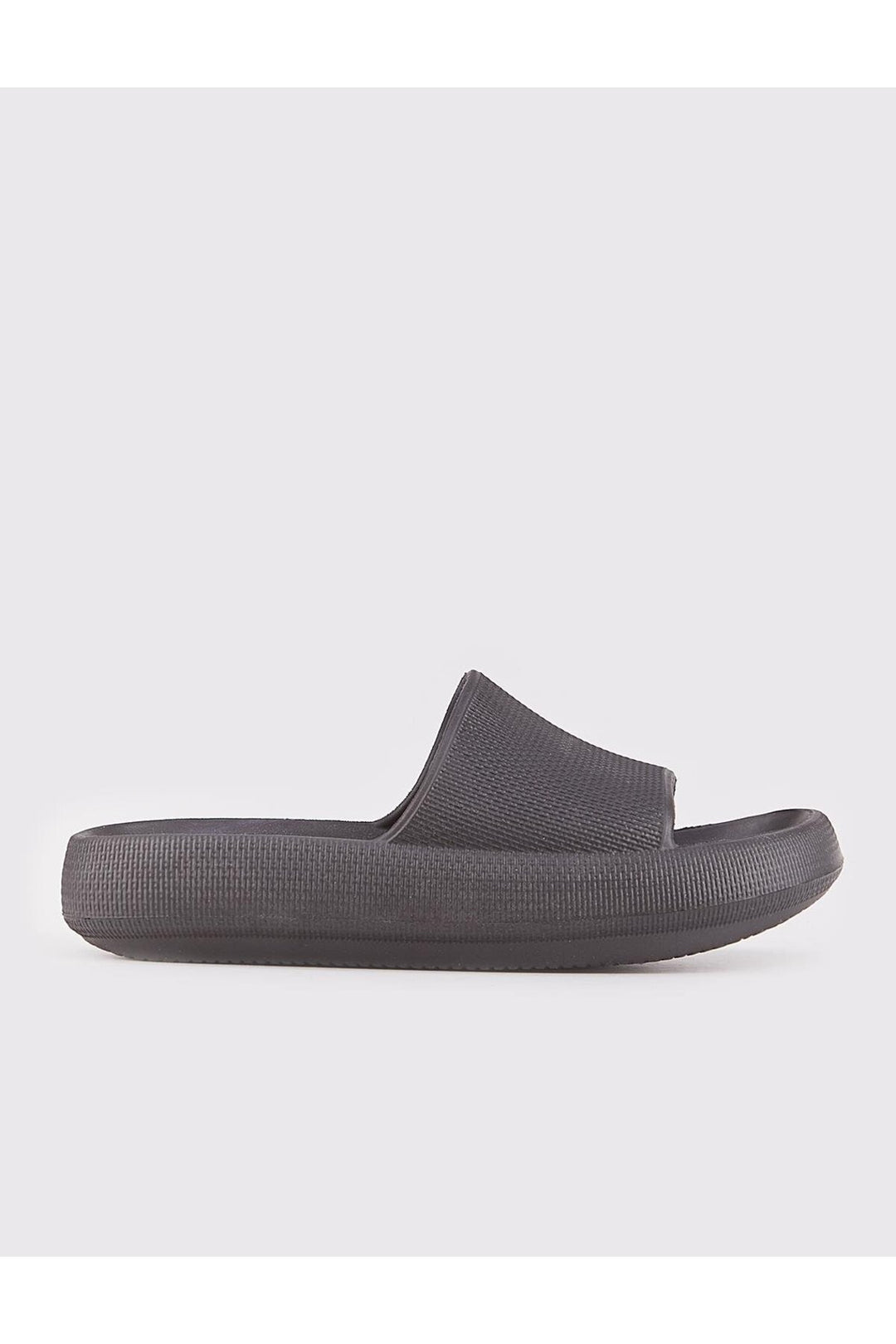 Cabani Shoes Sandale plate noire femme - Multicolore