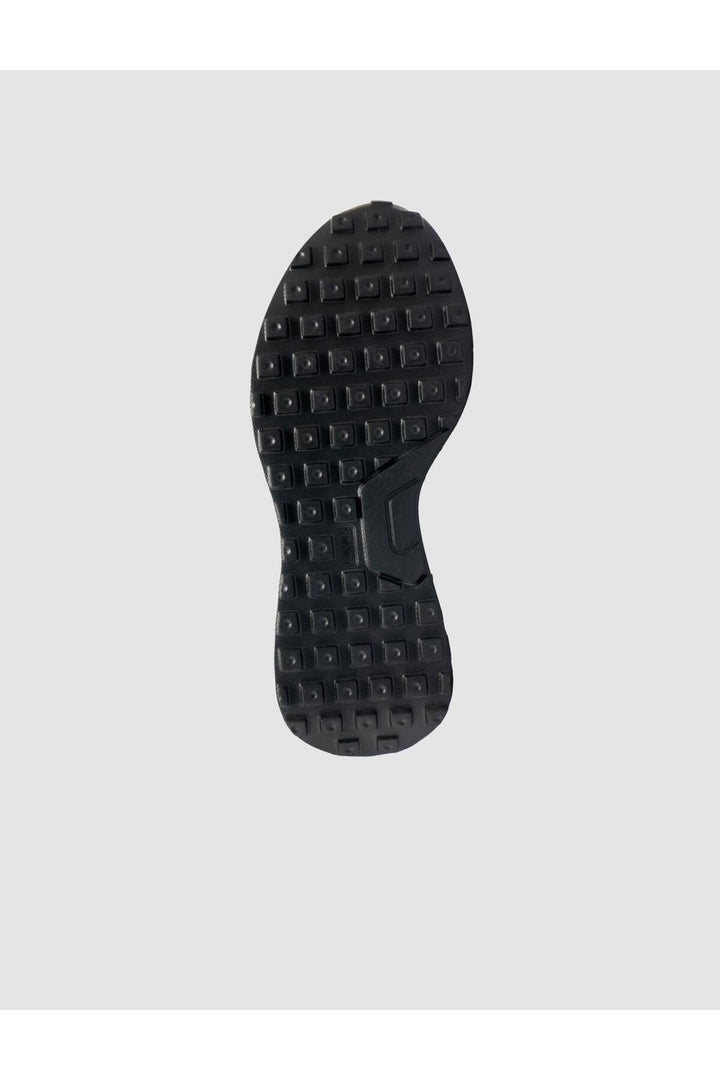 Cabani Shoes Renasen Chaussures de sport pour hommes en cuir véritable noir-gris mélangé à 100% en daim - Gris