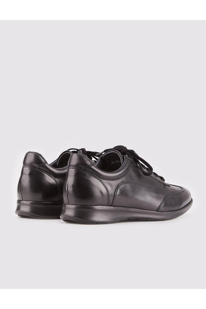Cabani Shoes Chaussures pour hommes en cuir véritable à lacets noires - Multicolore