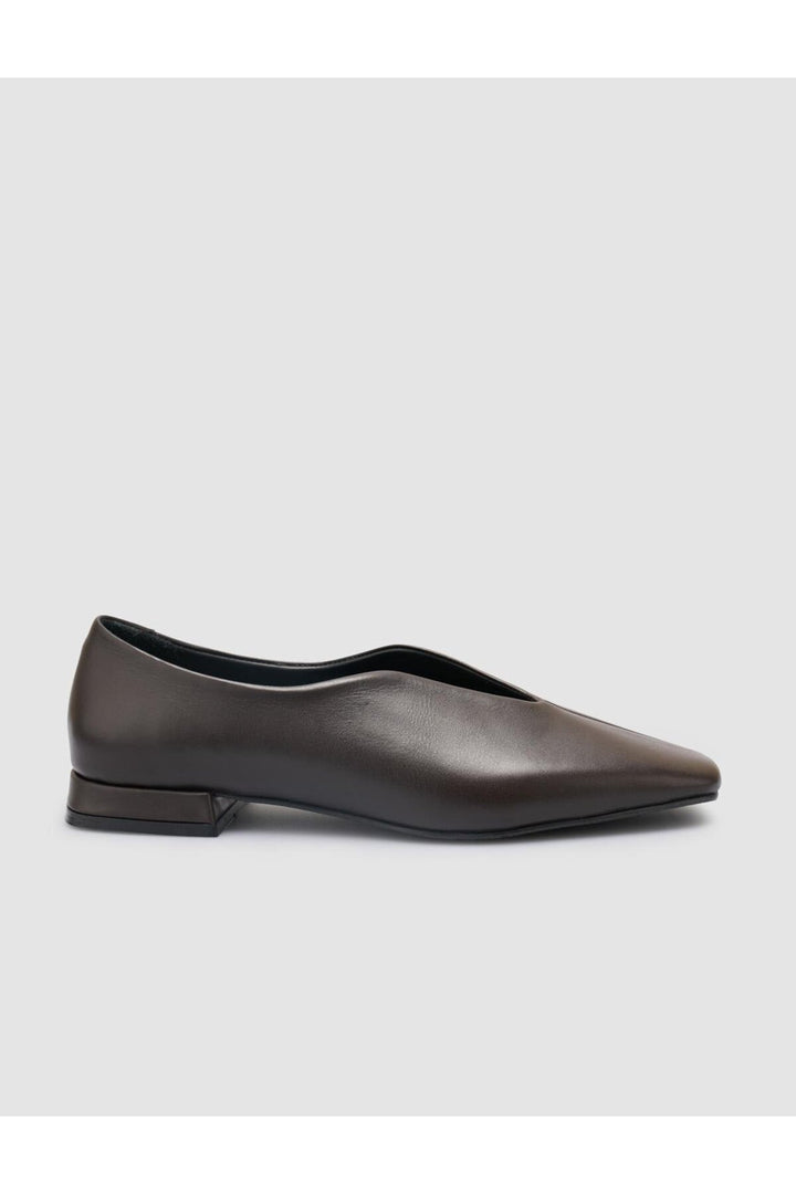 Cabani Shoes %100 Cuir véritable Ballerines femmes Marron - Marron