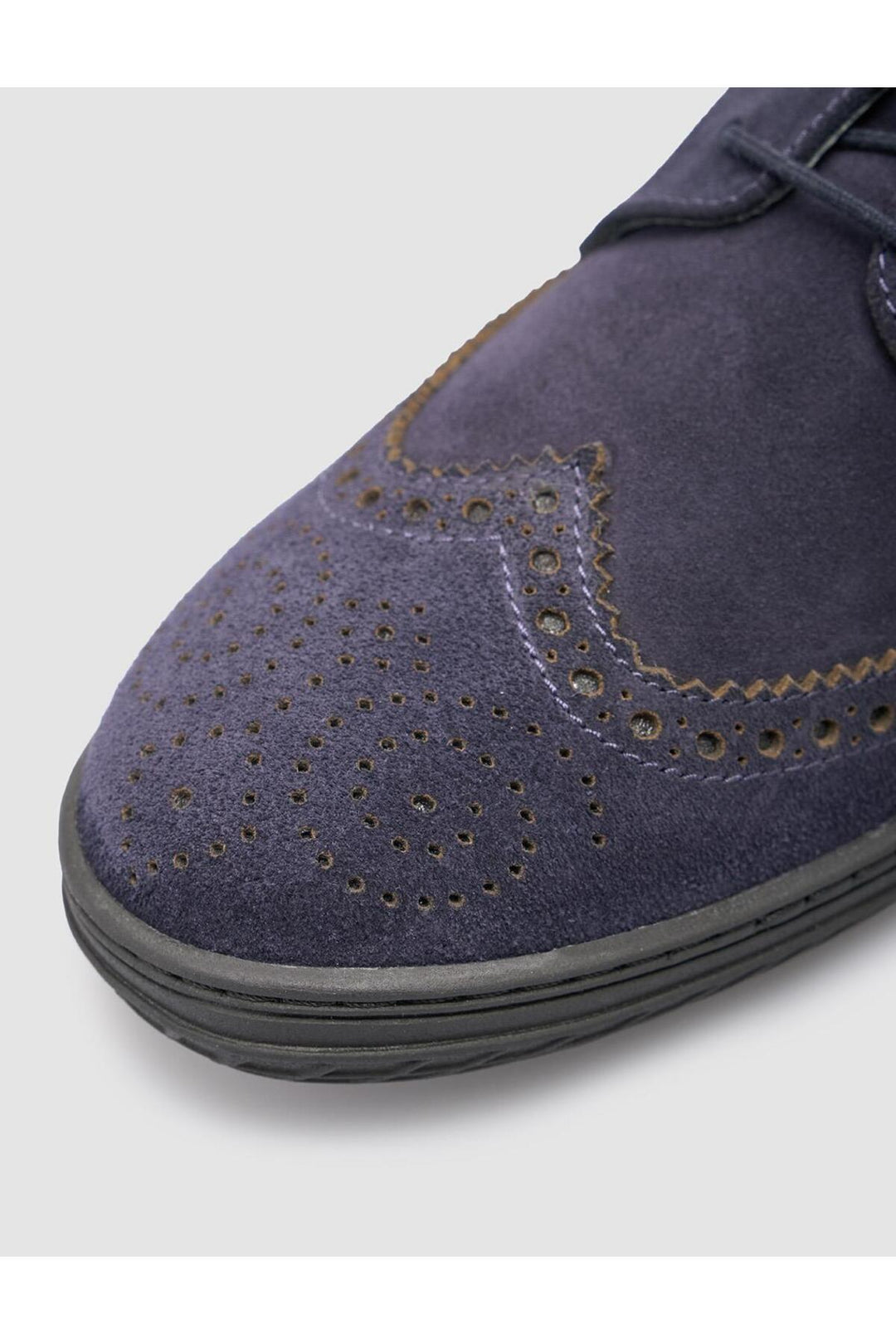 Cabani Shoes %100 Cuir Véritable Bleu marine Suédé Chaussures de Ville pour Homme - Bleu marine
