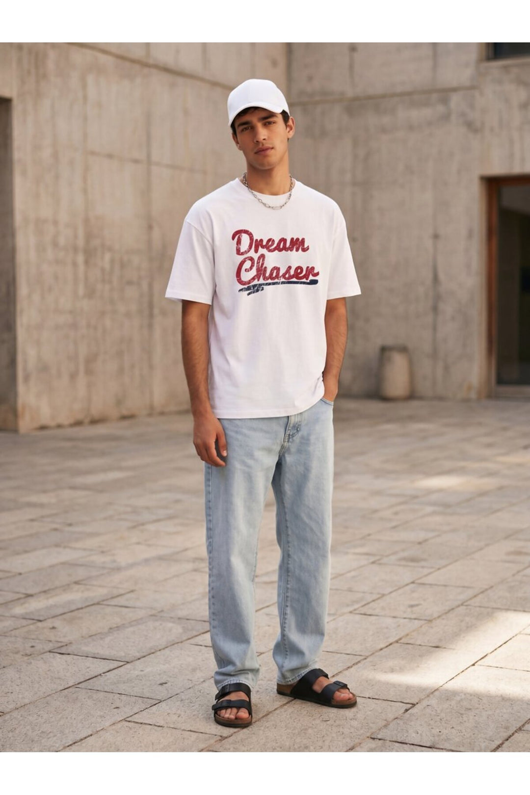 LTB T-shirt Regular Imprimé Blanc - Blanc