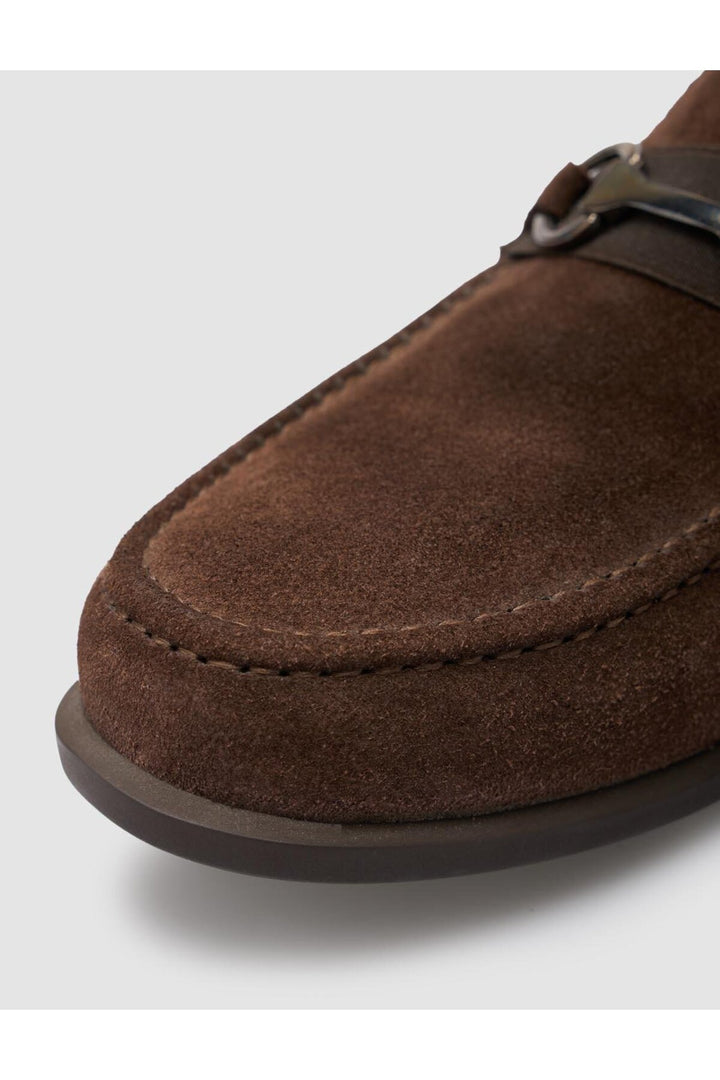 Cabani Shoes Chaussures décontractées pour hommes en cuir véritable suédé marron - Marron