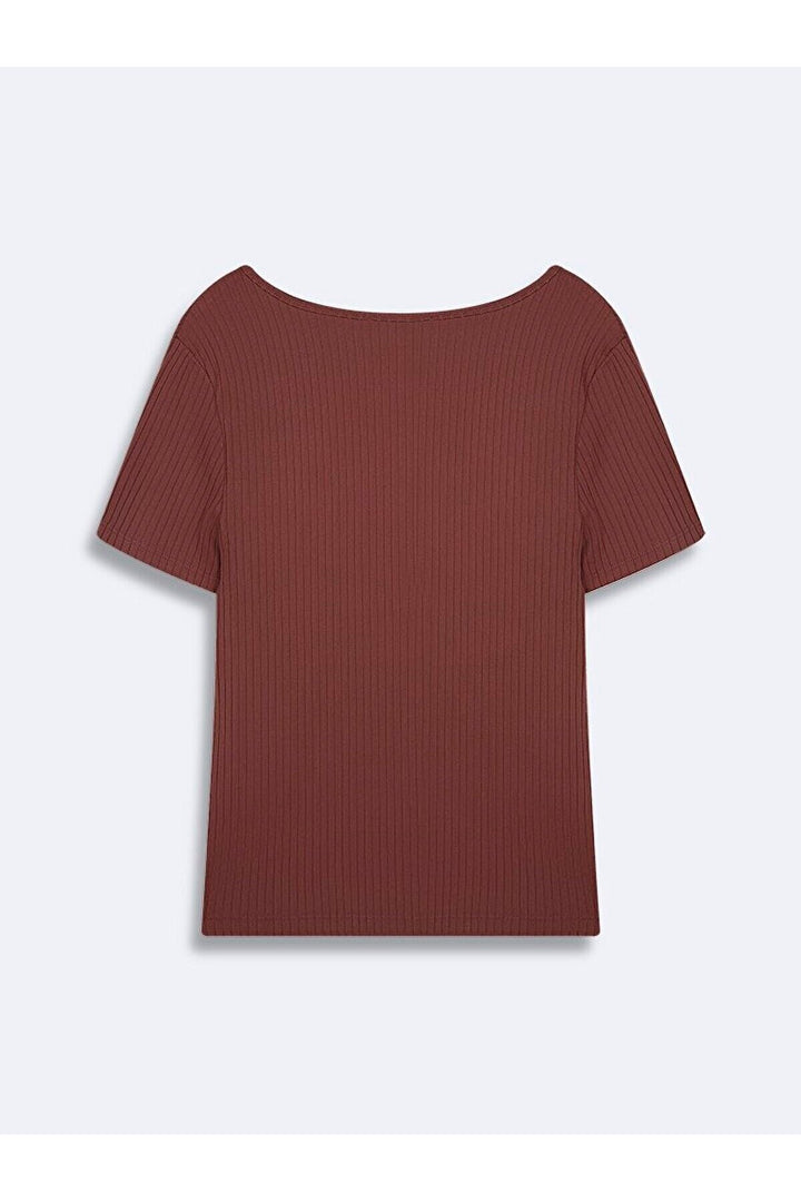LTB T-shirt marron - Marron rengi_11898