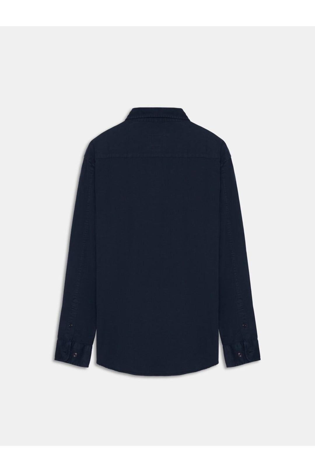 LTB Chemise basique bleu marine à manches longues avec boutons sur le devant - Bleu marine
