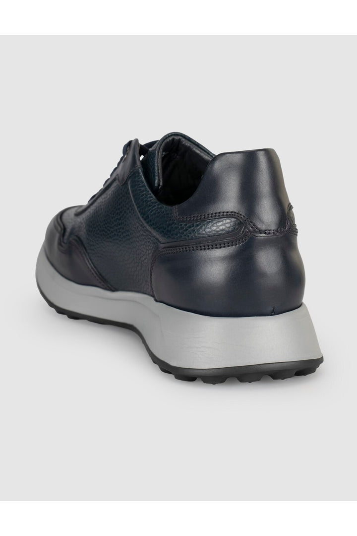 Cabani Shoes Bleu marine Homme Véritable cuir Sneaker Chaussures - Bleu marine