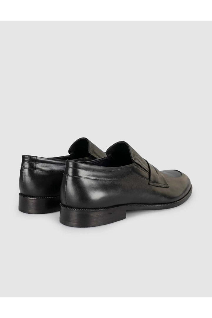 Cabani Shoes Chaussures classiques pour hommes en cuir noir premium - Multicolore