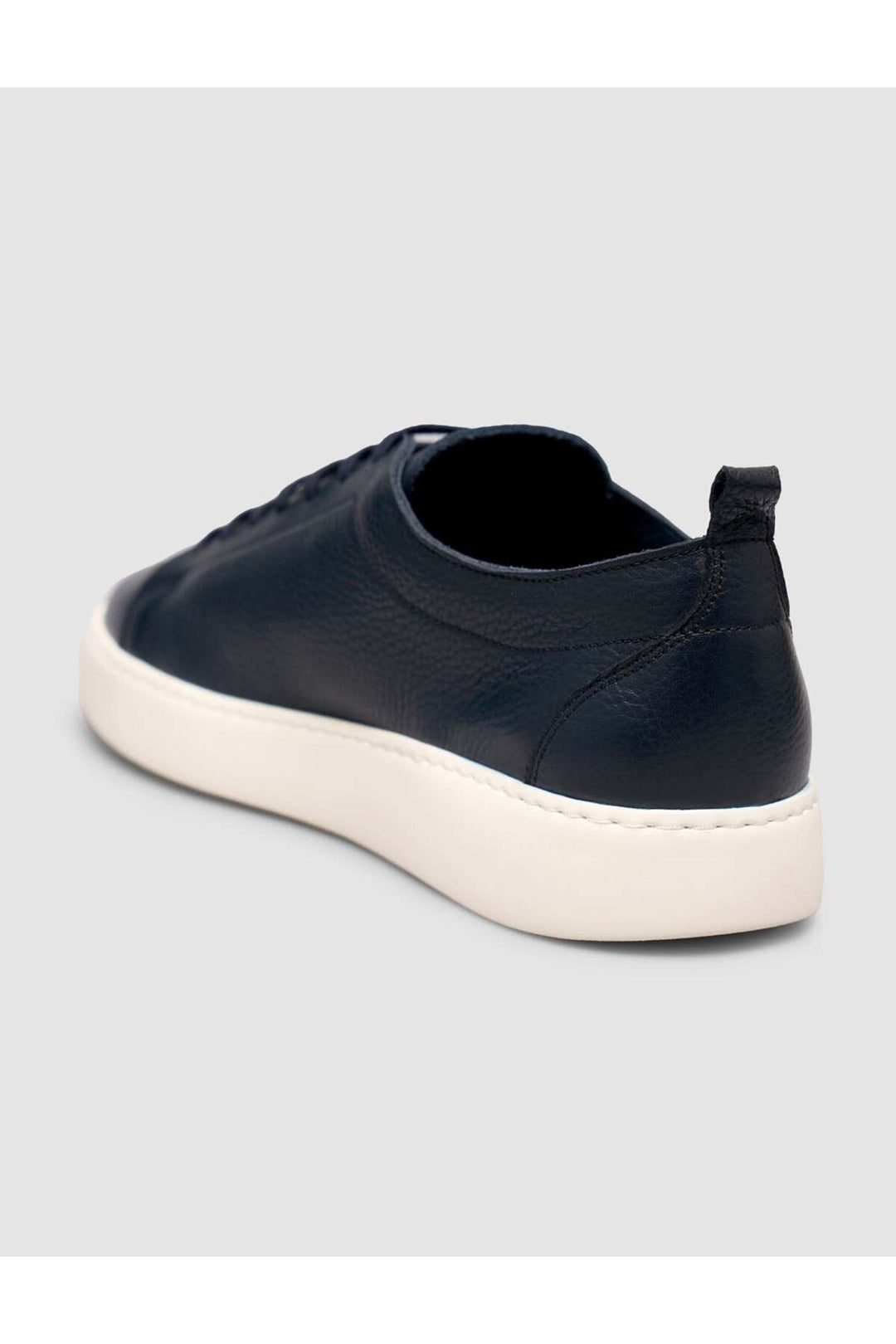 Cabani Shoes Sneaker minimal pour homme en cuir bleu marine - Bleu marine