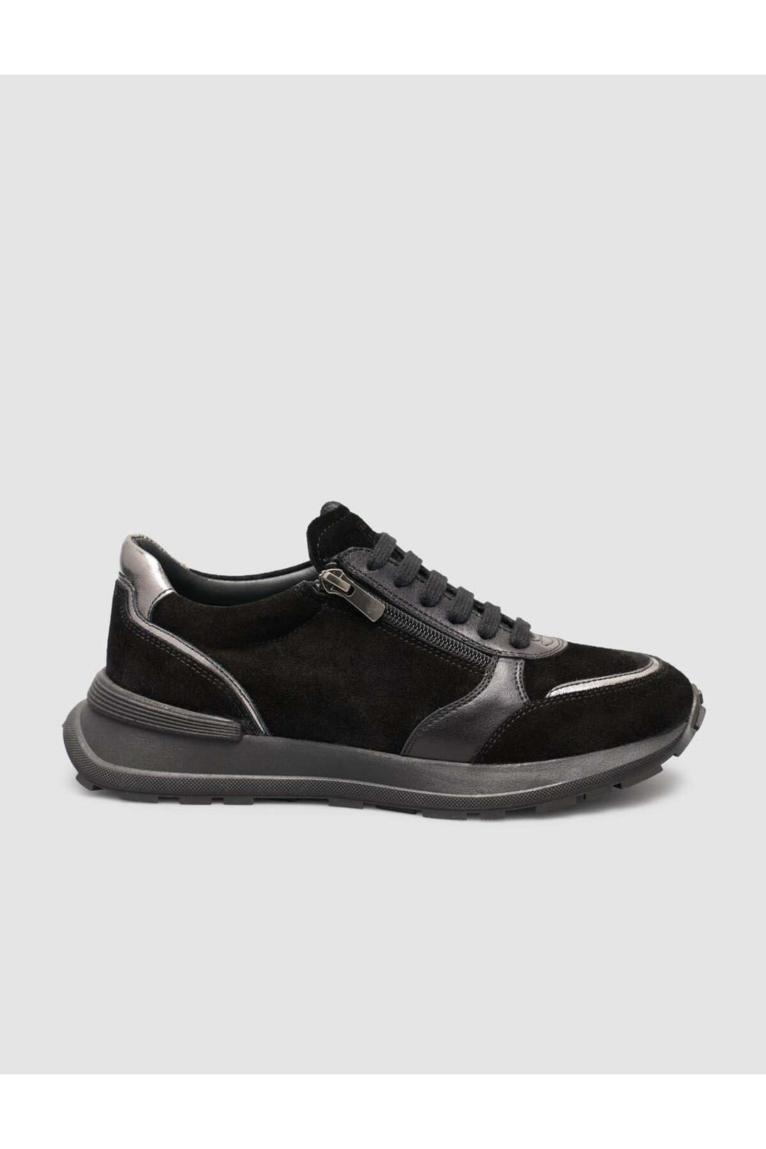 Cabani Shoes Vadano MonaMae %100 Cuir Suédé Noir Femme Sneaker - Multicolore
