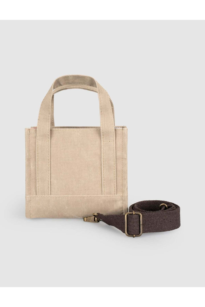 Cabani Shoes Sac en toile unisexe beige à main et épaule - Beige