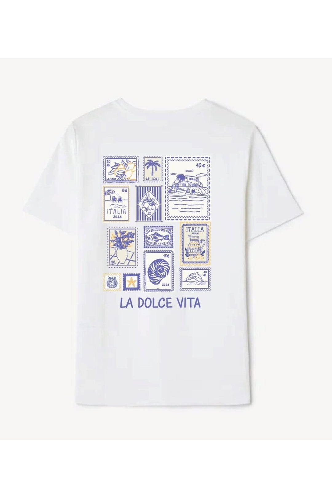 LTB T-shirt basique blanc avec impression au dos - Blanc