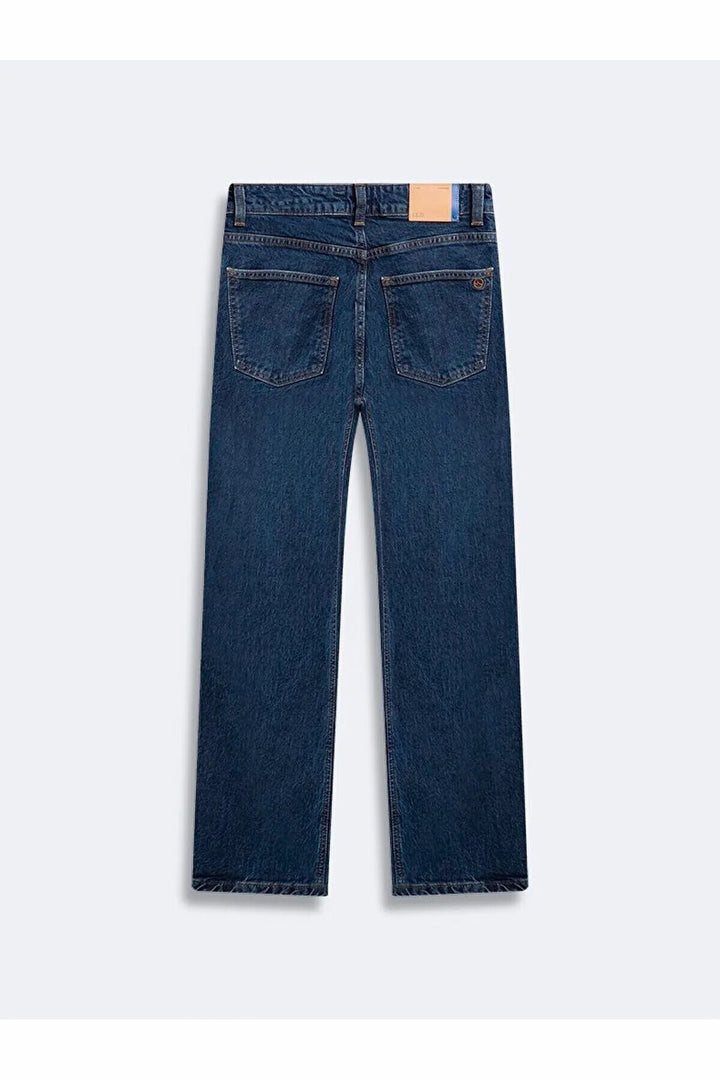 LTB Pantalon en Jean Taille Haute Rebecca Slim - Bleu