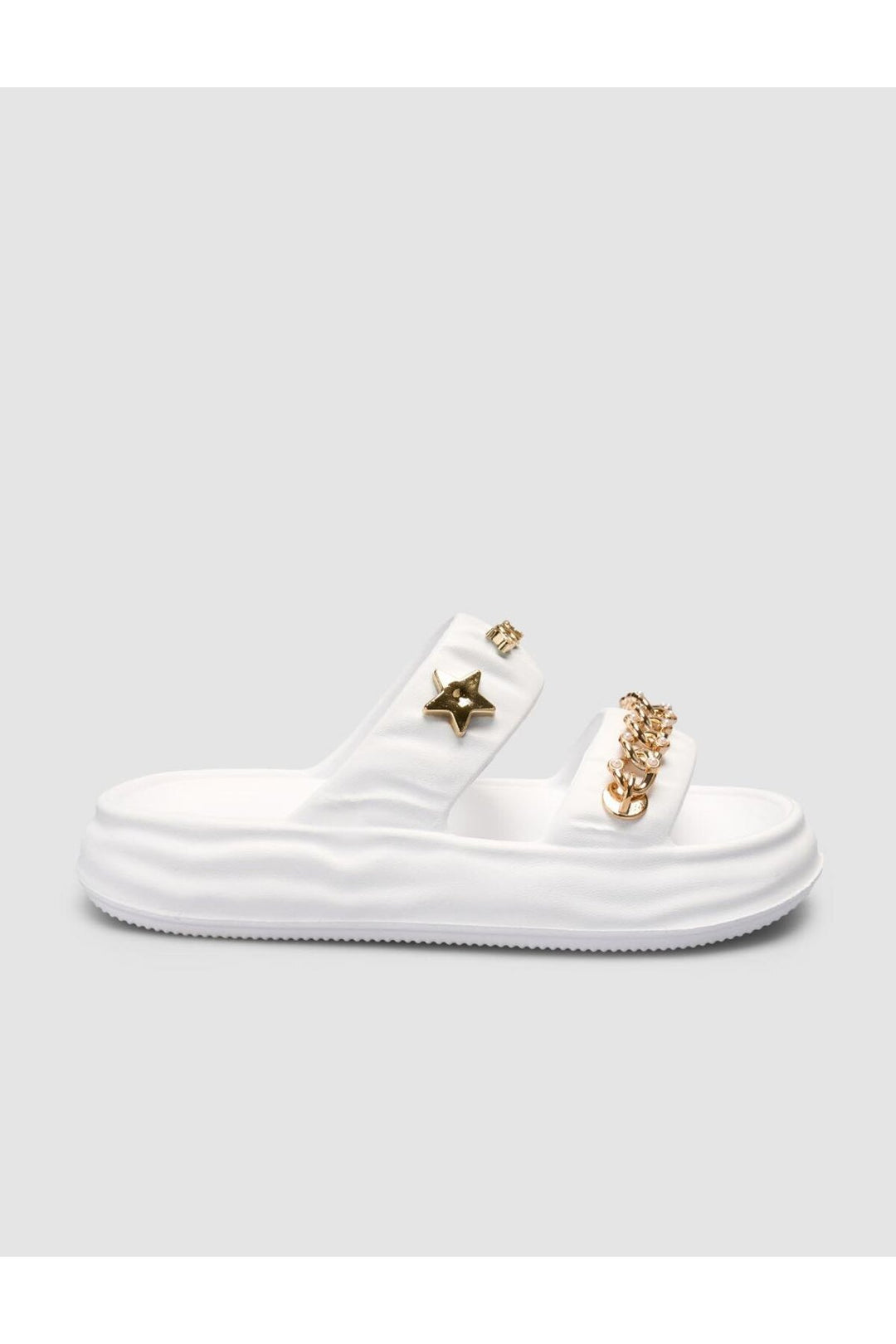 Cabani Shoes Snx Sandale en Eva Femme avec Détails en Charm Blanc - Blanc