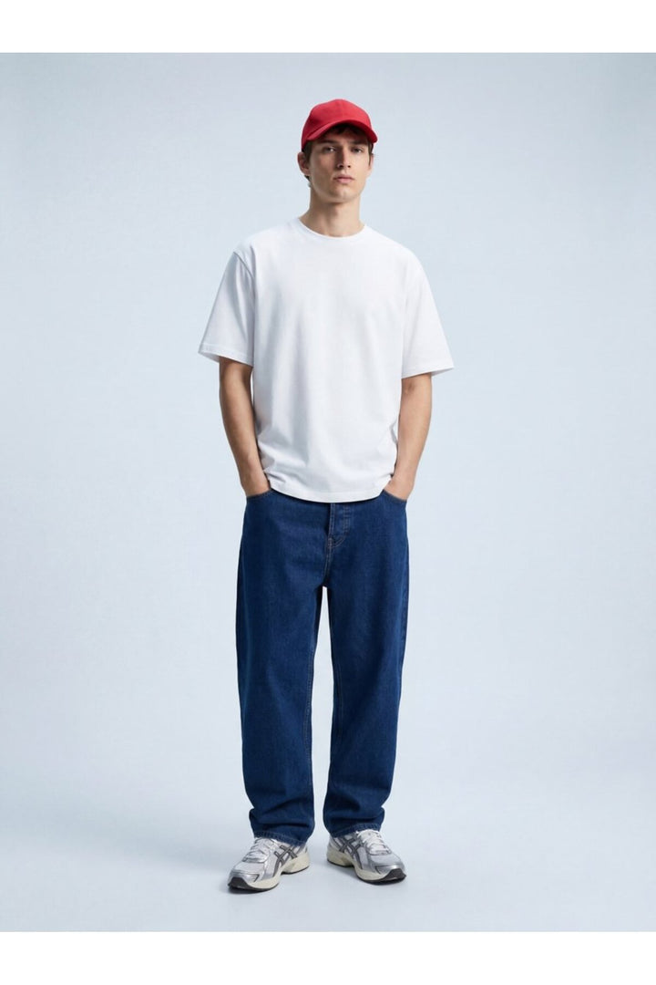LTB T-shirt Blanc avec Imprimé au Dos Japonais - Blanc