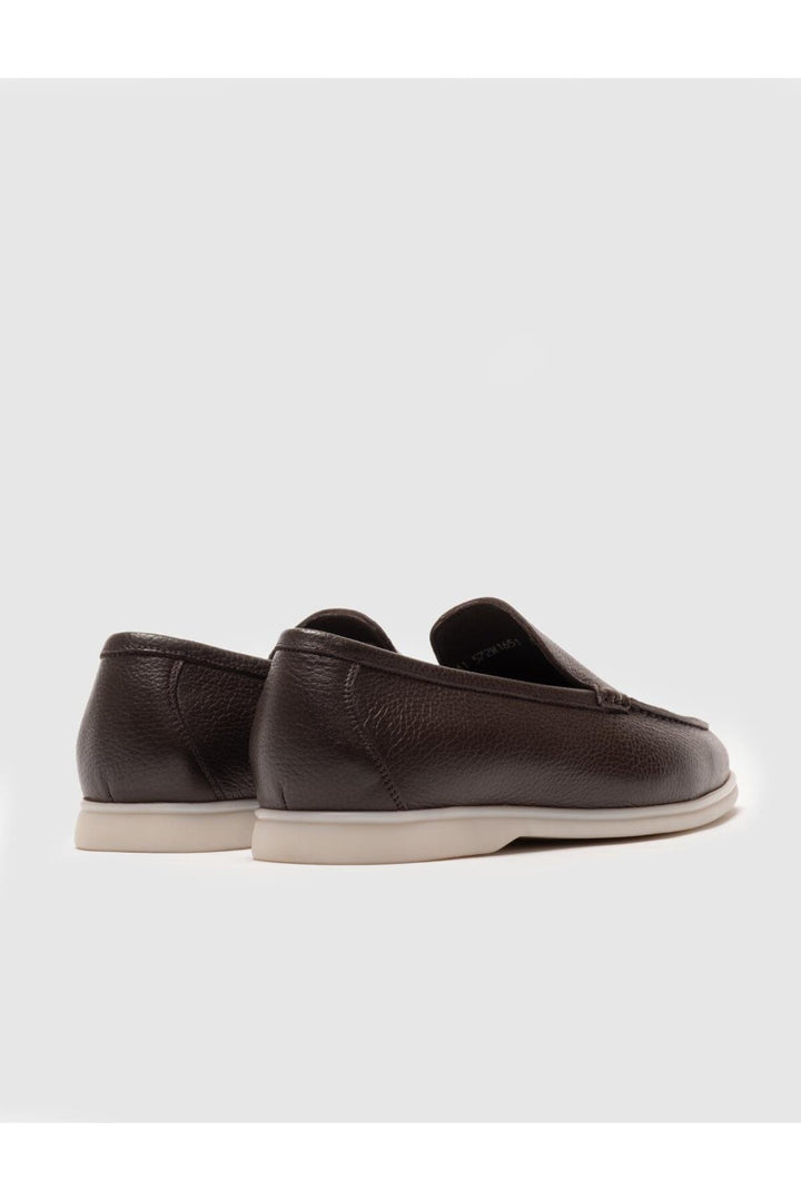 Cabani Shoes Chaussures de ville pour hommes en cuir véritable marron - Marron