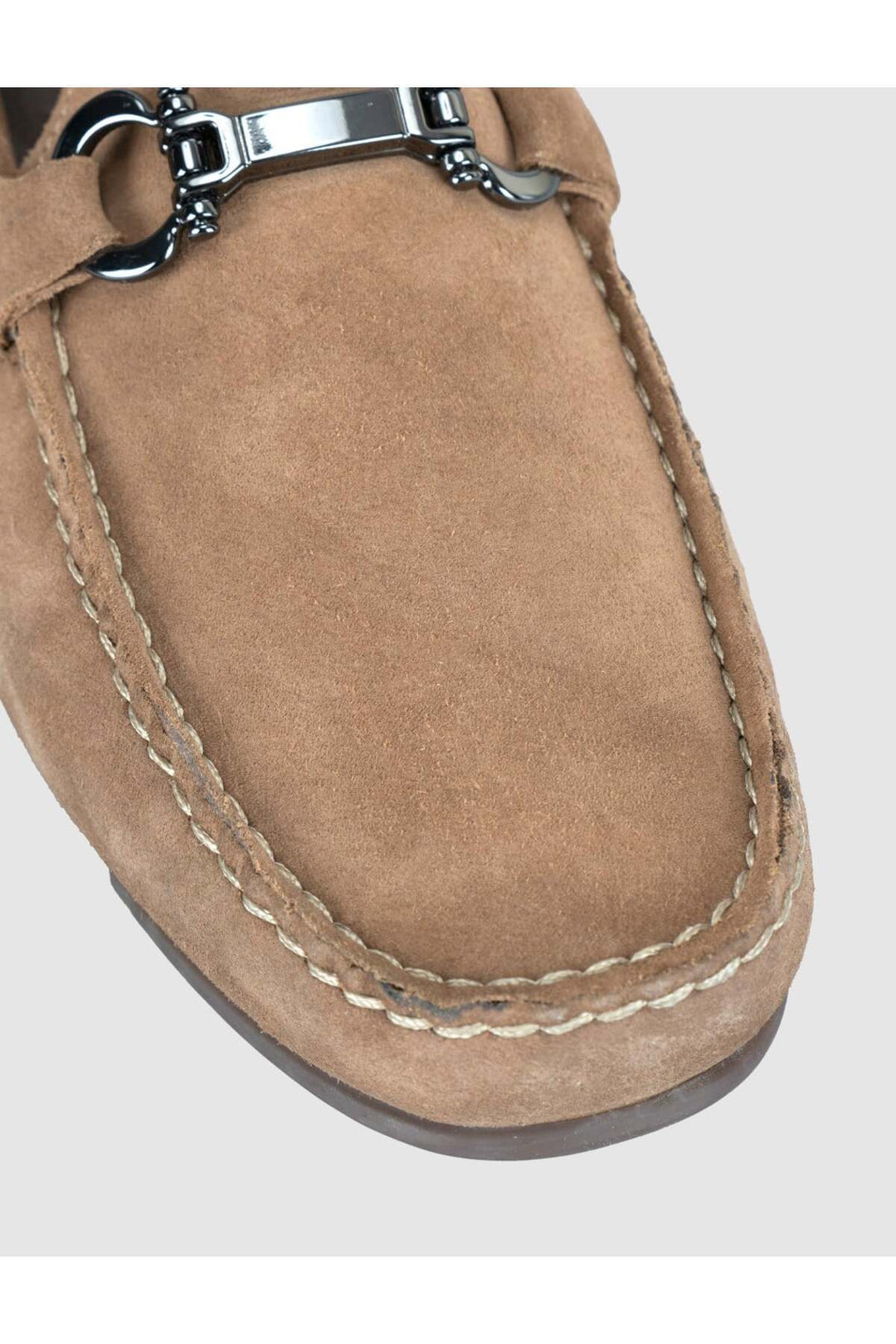 Cabani Shoes Mocassins pour hommes en cuir suédé tabac - Tabac