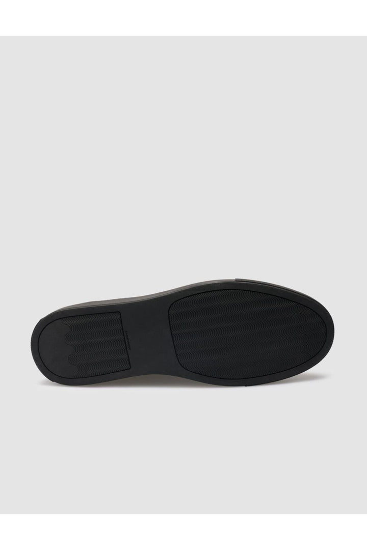 Cabani Shoes %100 Cuir véritable Noir Croco Chaussures de sport pour hommes - Noir