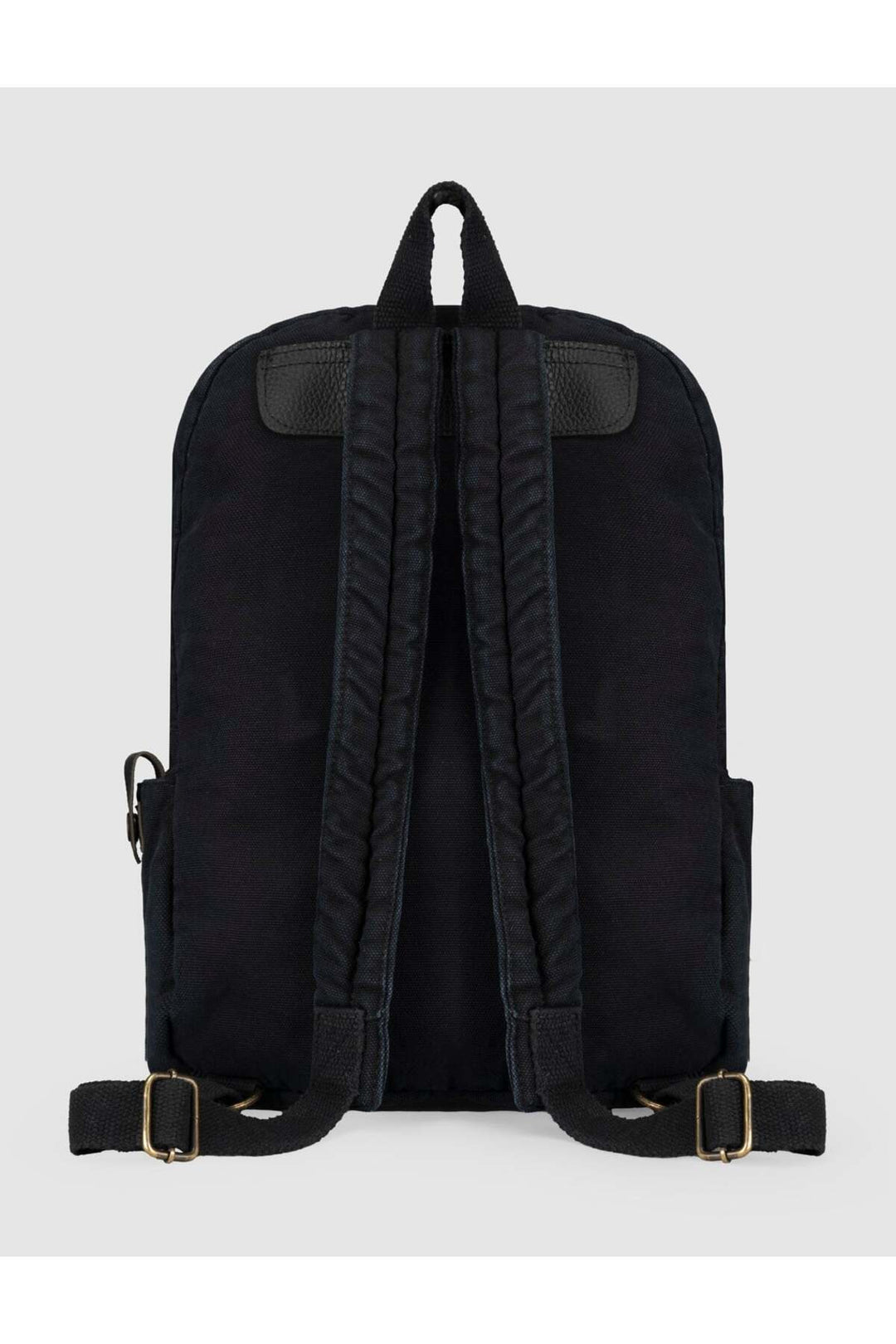 Cabani Shoes Sac à dos unisexe en lin imprimé noir - Noir