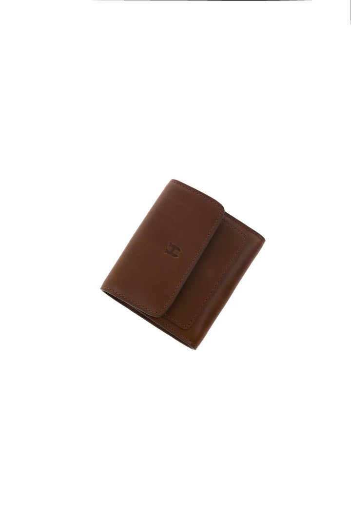 helmbrook Femme Cuir Véritable Grand Portefeuille Fermeture Éclair avec Couvercle Protégé RFID Eleanor Tan
