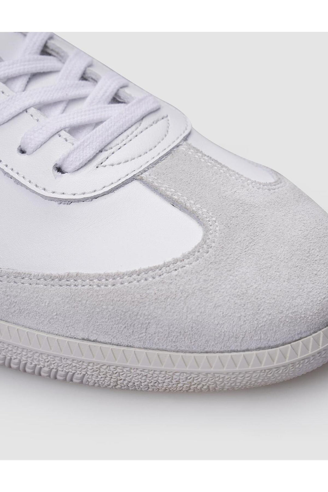 Cabani Shoes %100 Cuir véritable Baskets blanches à lacets pour hommes - Blanc