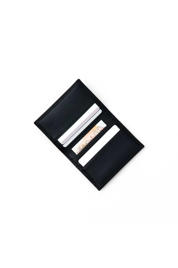 helmbrook Porte-cartes en cuir véritable pour homme Multi-Bay RFID Protégé Townsend Noir