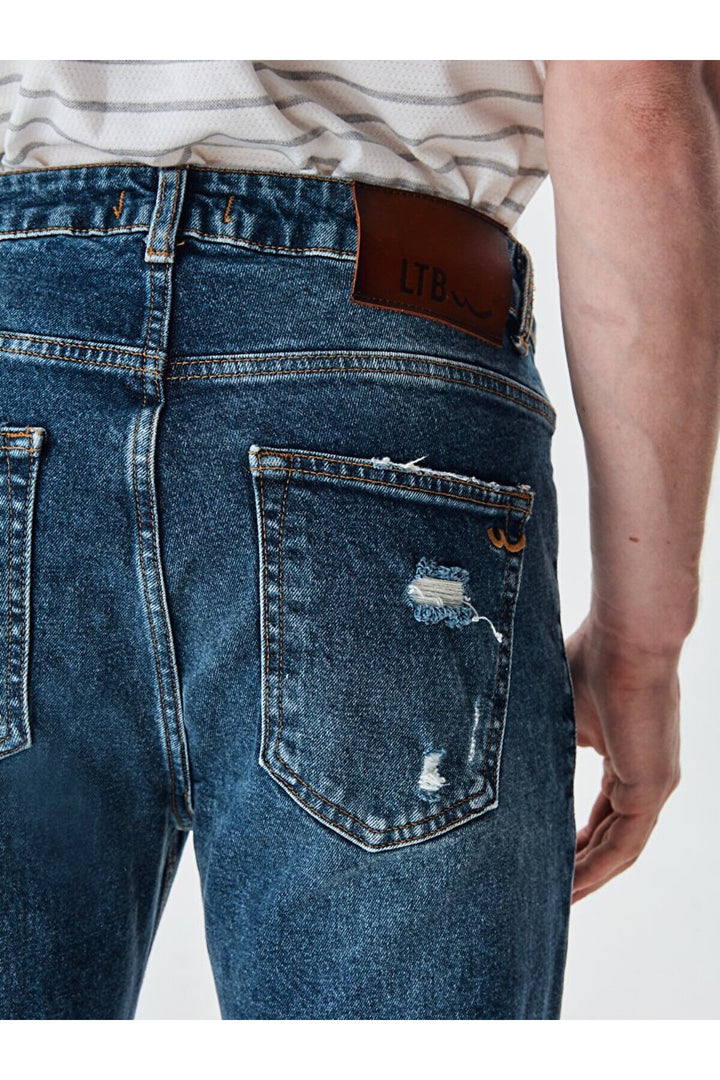 LTB Pantalon Eddard X déchiré coupe carotte