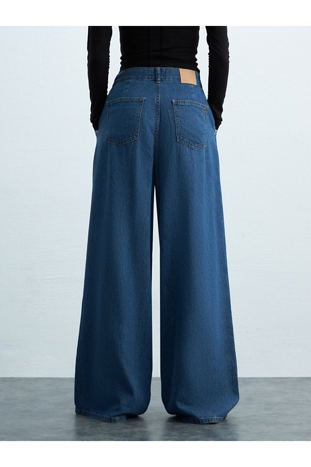 LTB Pantalon en jean à taille haute avec jambes larges séquentielles