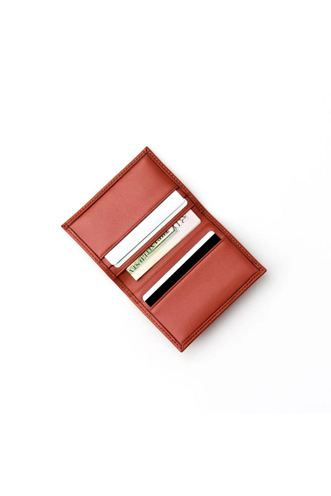 helmbrook Porte-cartes pour homme en cuir véritable multi-baie protégé par RFID Townsend Tan