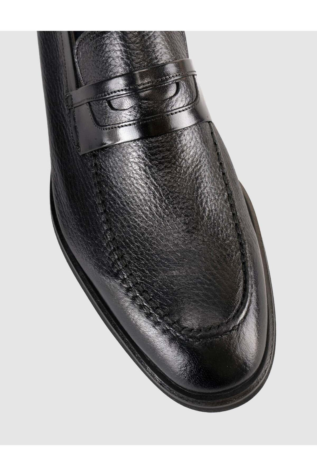 Cabani Shoes Chaussures classiques pour hommes en cuir véritable noires - Noir