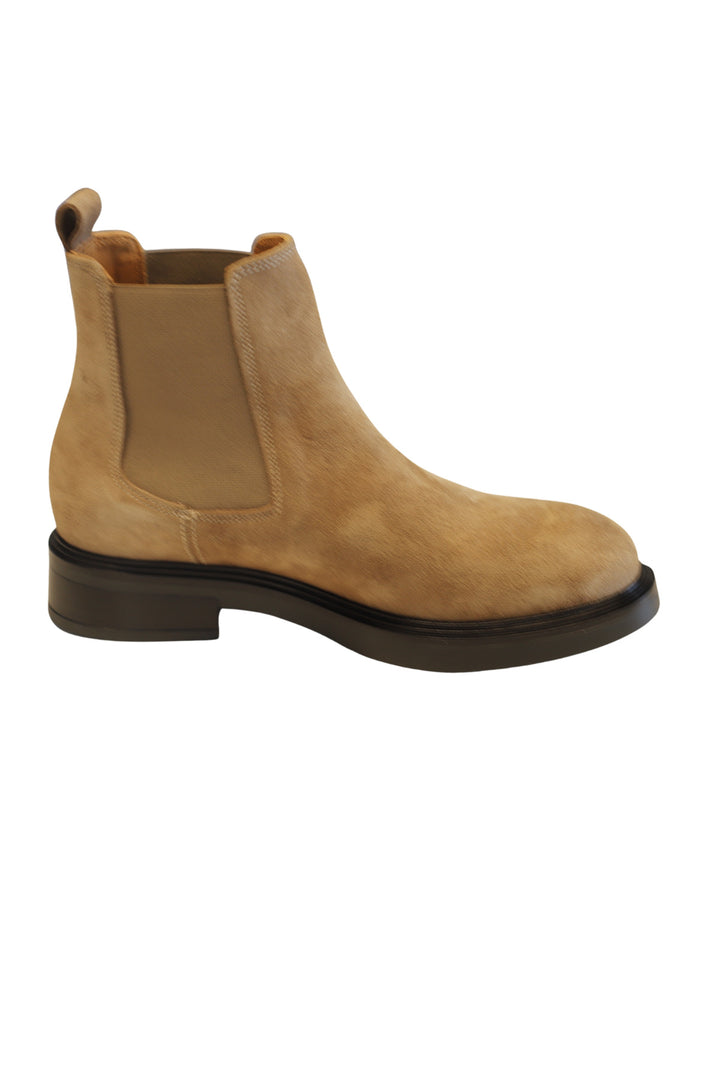 Wavelys BRUNO Bottes élégantes en cuir suédé véritable pour femmes à élastique - Multicolore