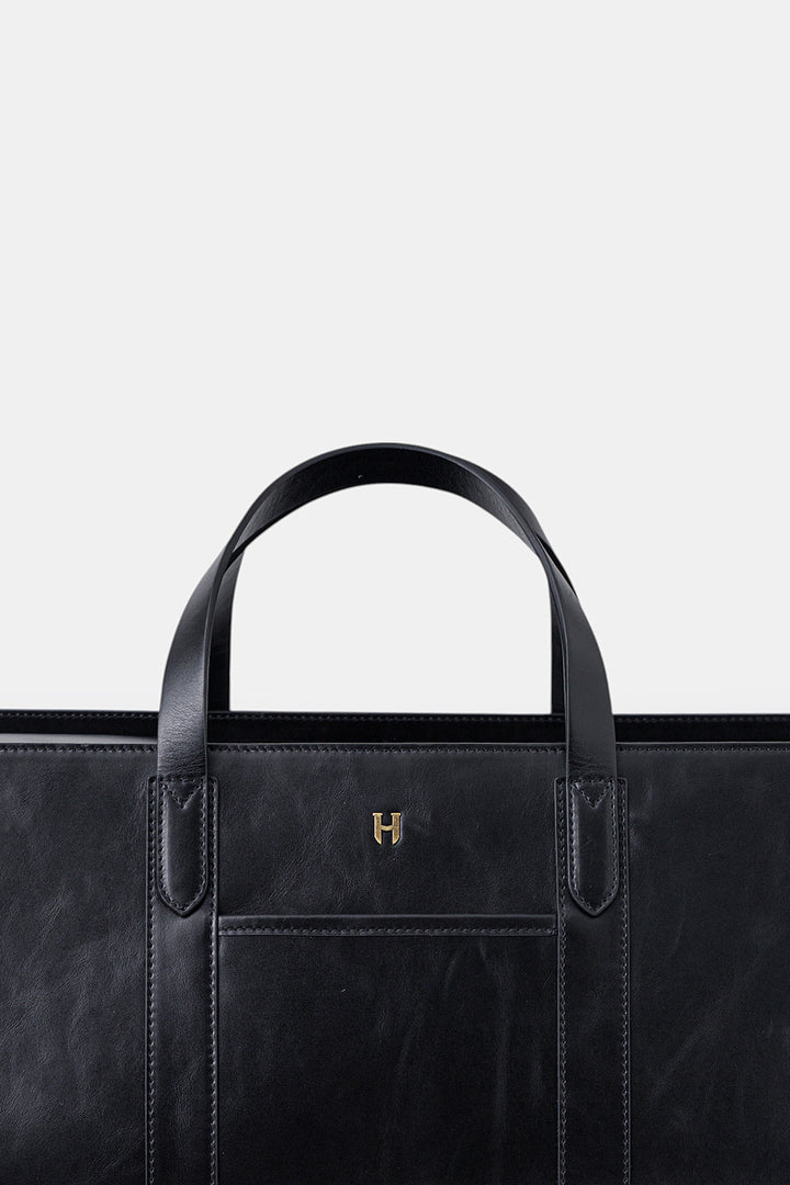 Helmbrook Sac de voyage unisexe en cuir véritable Leonard avec sangle