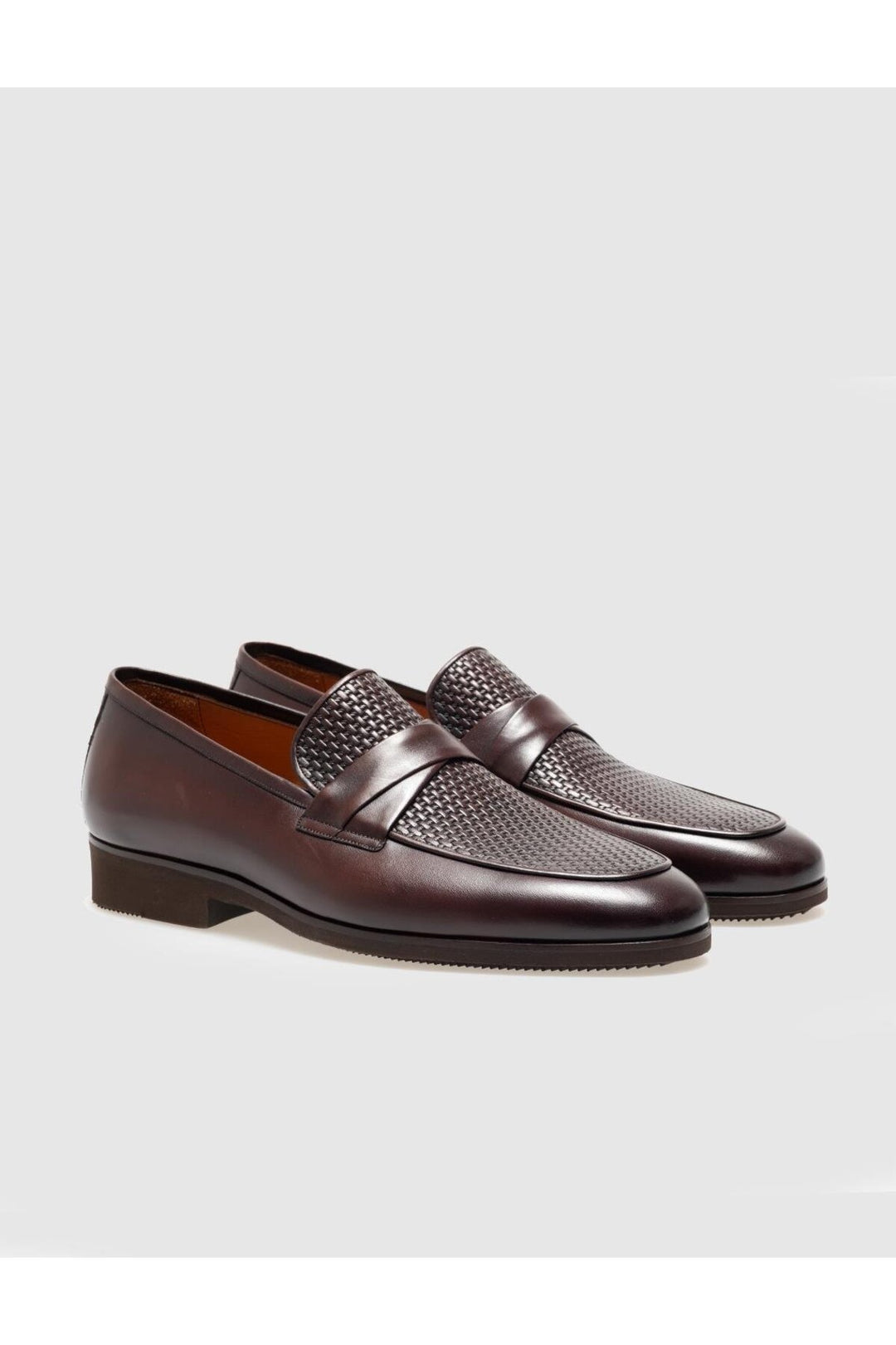 Cabani Shoes Chaussures classiques pour hommes en cuir véritable marron - Marron