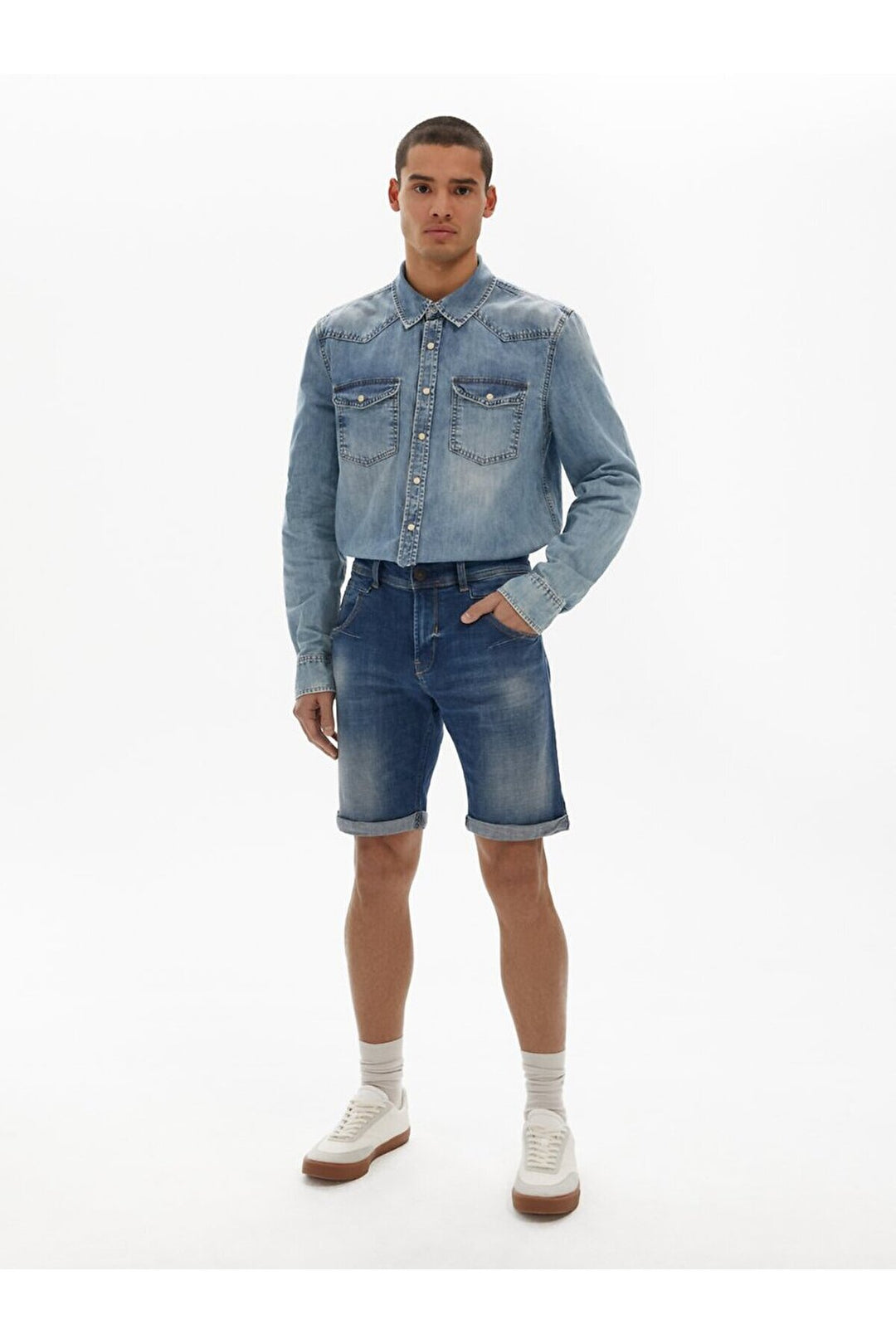LTB Jean taille mi-haute darwinien Bermuda