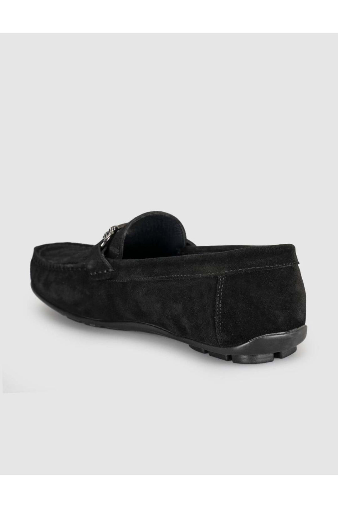 Cabani Shoes Chaussures Loafer pour hommes en cuir suédé noir - Multicolore