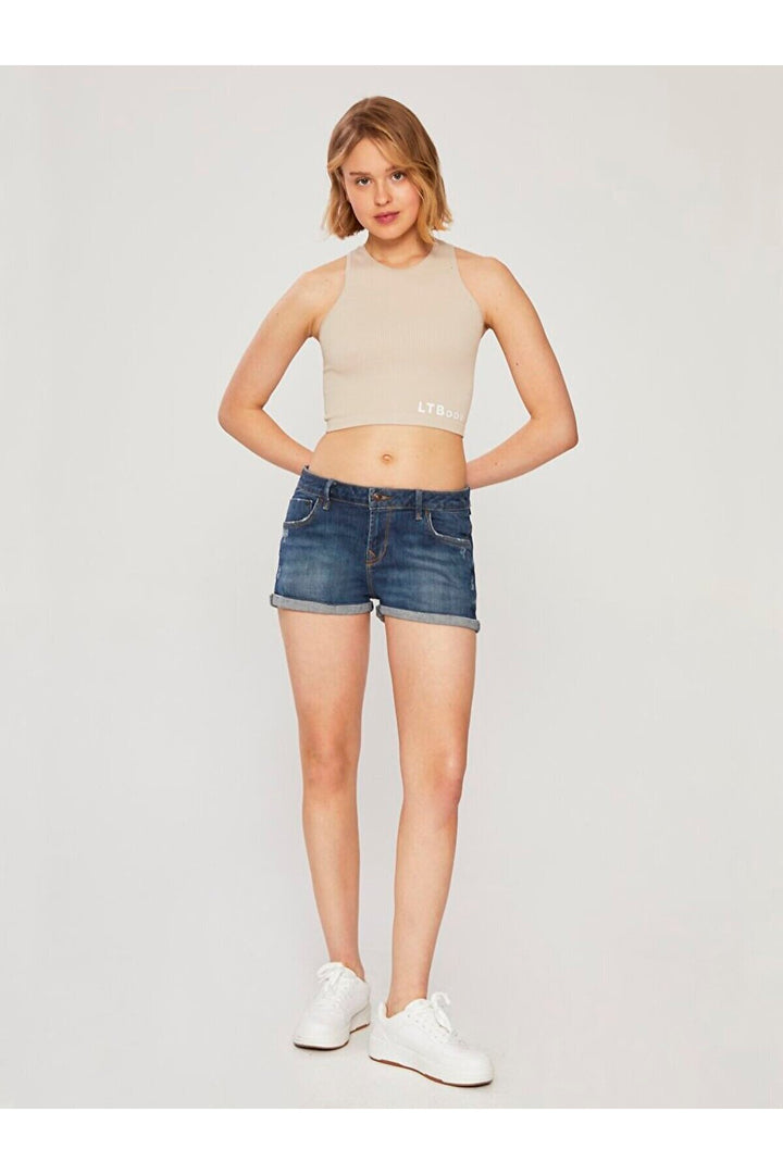 LTB Judıe Short en Jean Taille Basse - karişik_53694