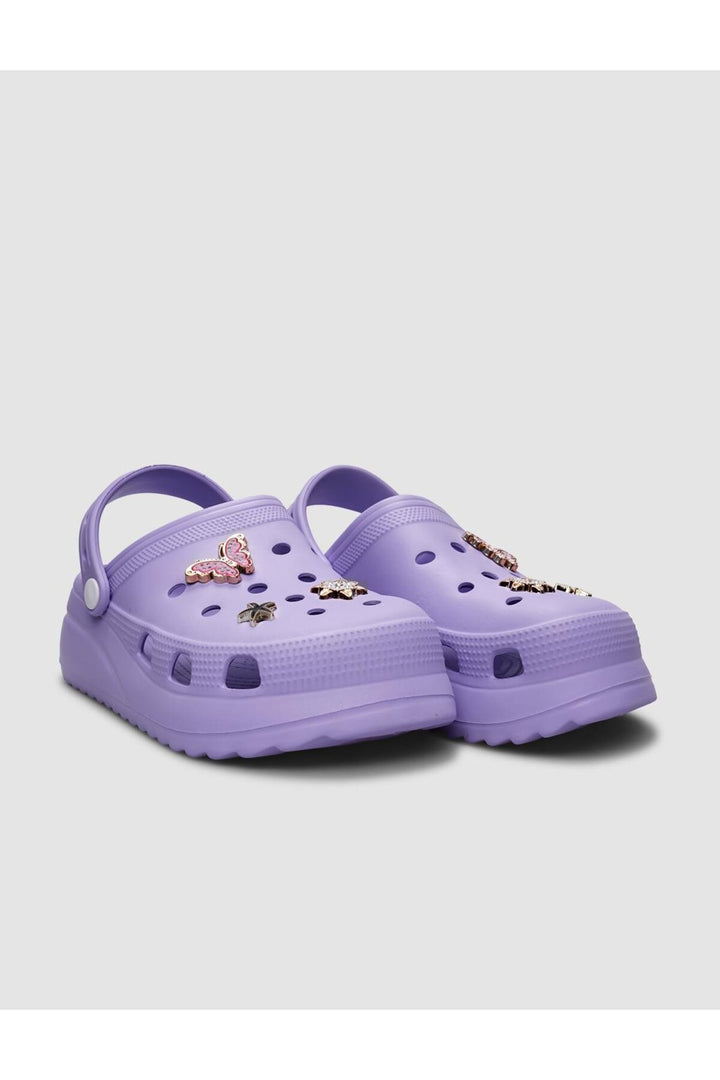 Cabani Shoes Snx Sandale femme en EVA avec détails en pierre lilas - Lilas