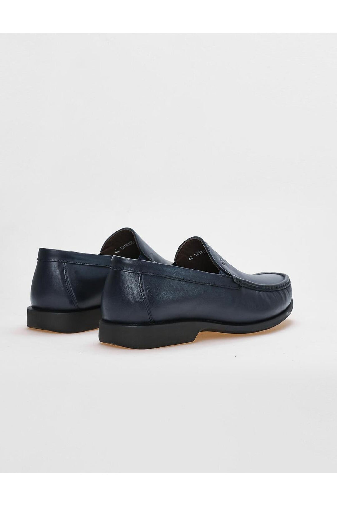 Cabani Shoes Chaussures de ville pour hommes en cuir véritable bleu marine - Bleu marine