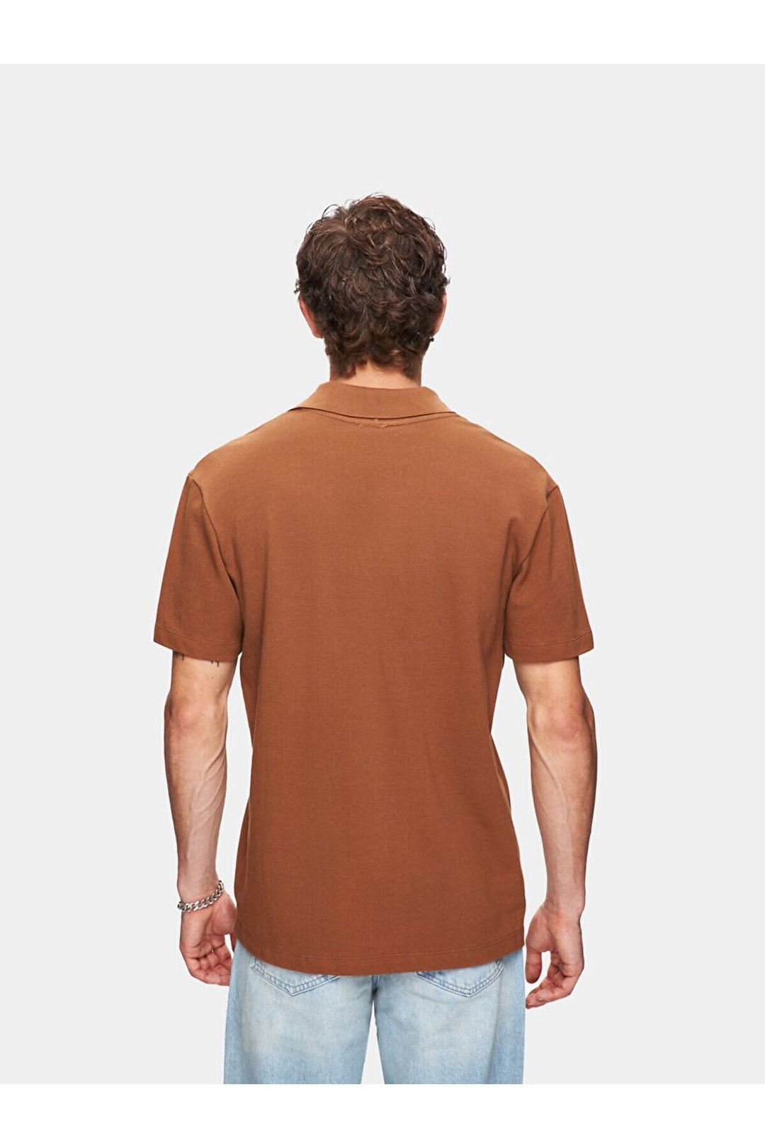 LTB Polo à col roulé classique Bass Brown Tee-shirt