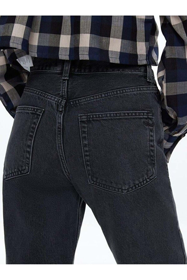 LTB Pantalon Droit Relaxé Taille Haute Vanetta - Noir_55796