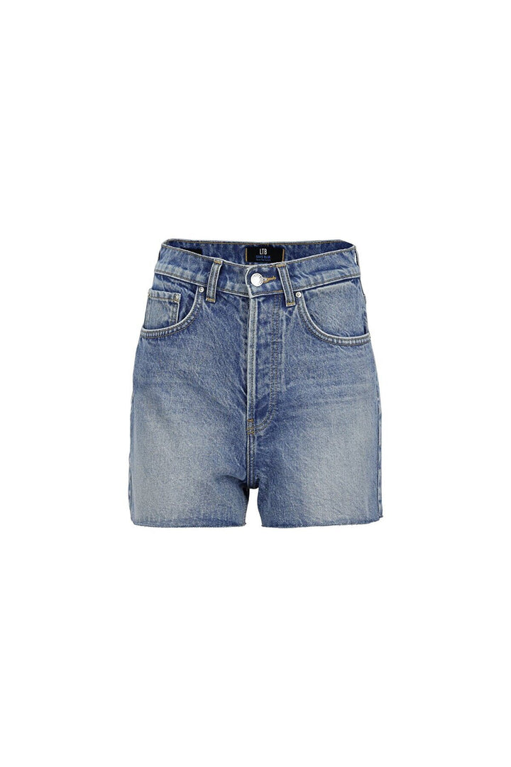 LTB Short en jean taille haute Lari - orta Bleu_