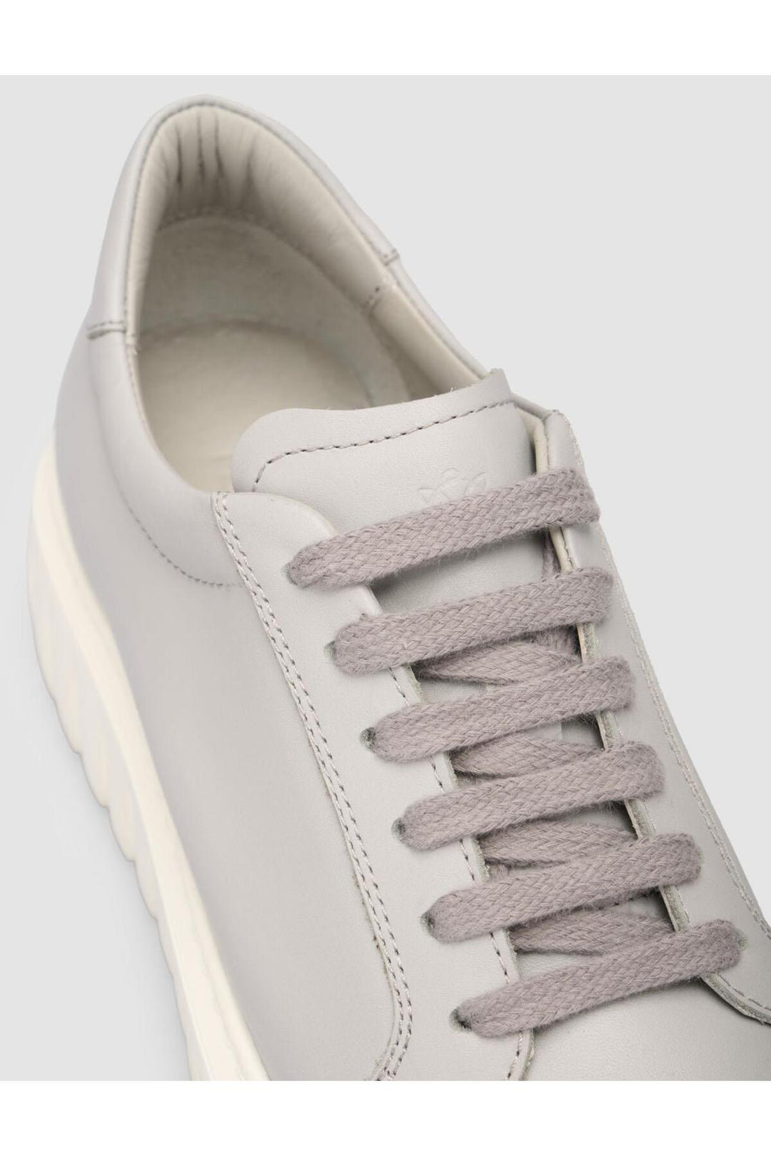 Cabani Shoes MonaMae %100 Cuir Véritable Chaussures de Sport Femme Grise - Gris