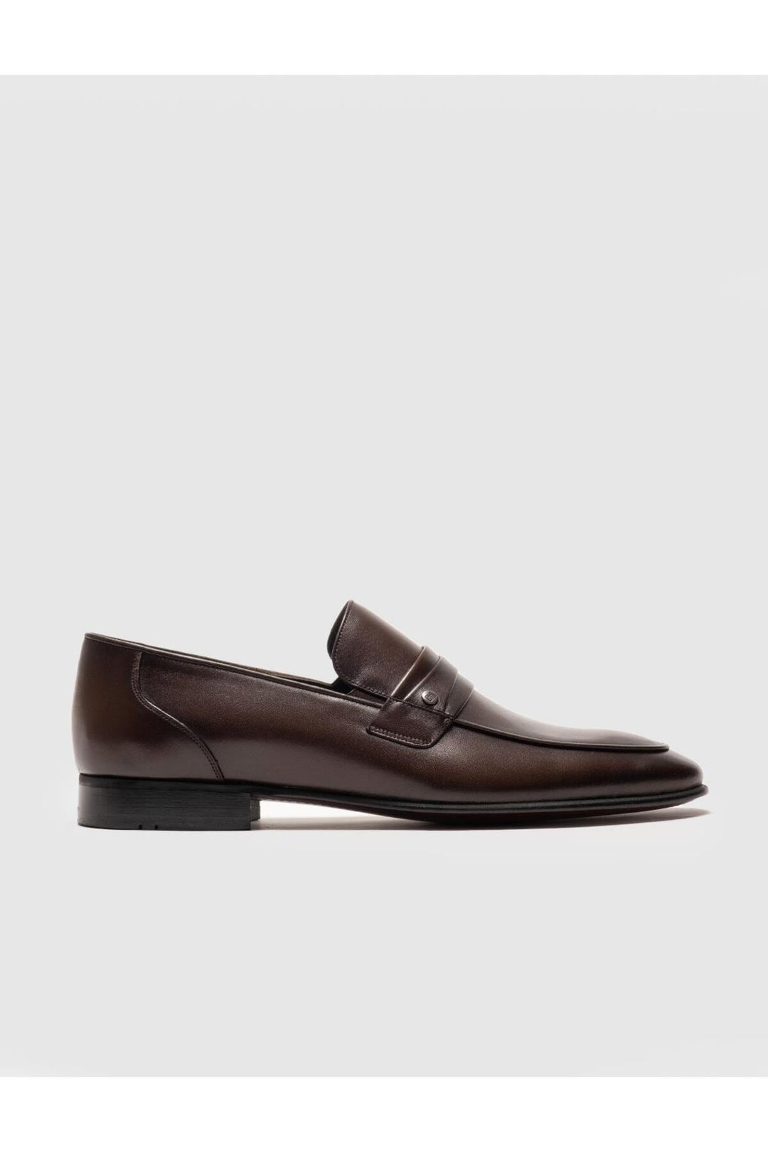 Cabani Shoes Chaussures classiques pour hommes en cuir véritable avec ceinture marron - Marron
