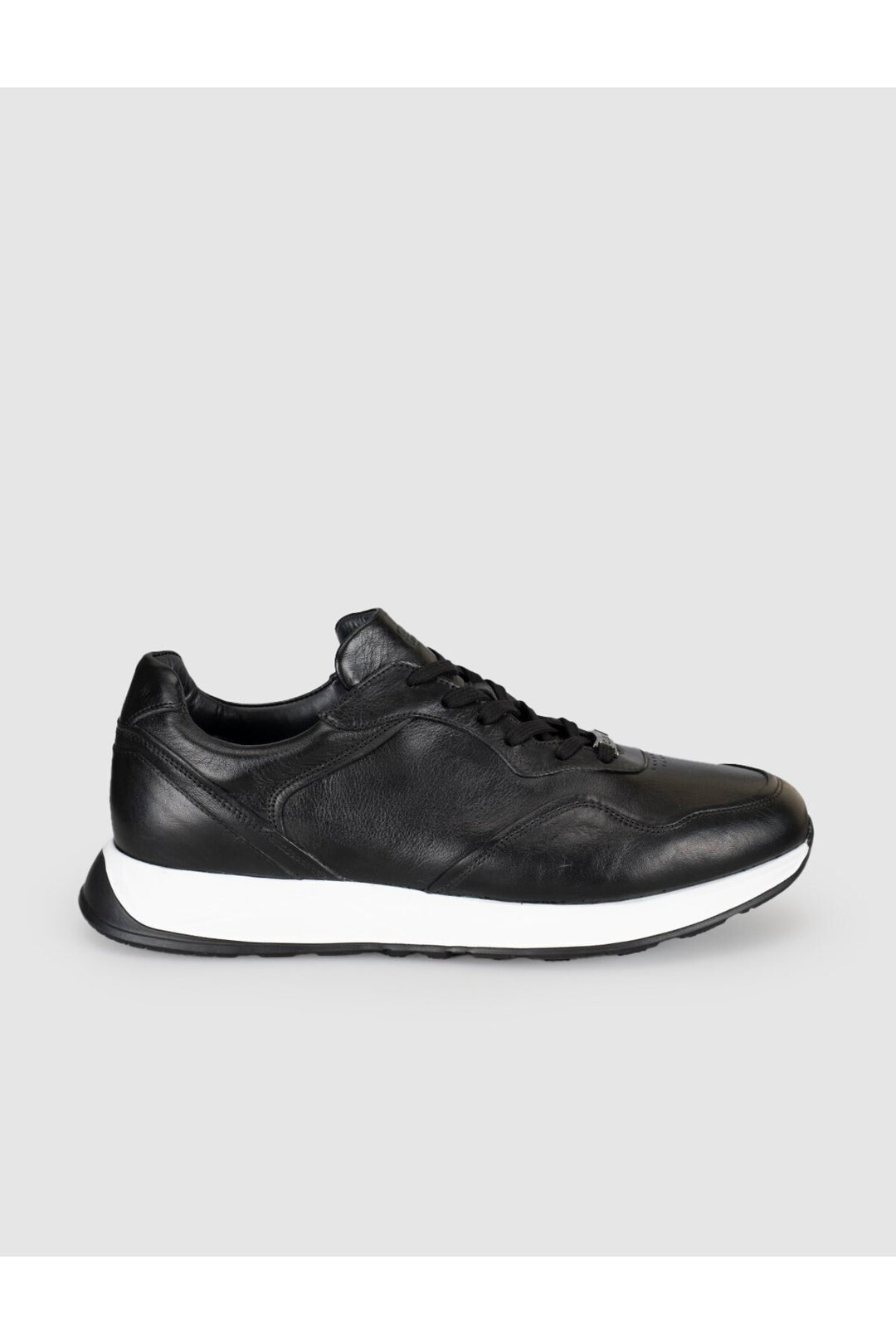 Cabani Shoes Baskets en cuir véritable noir pour homme avec semelle Eva - Multicolore
