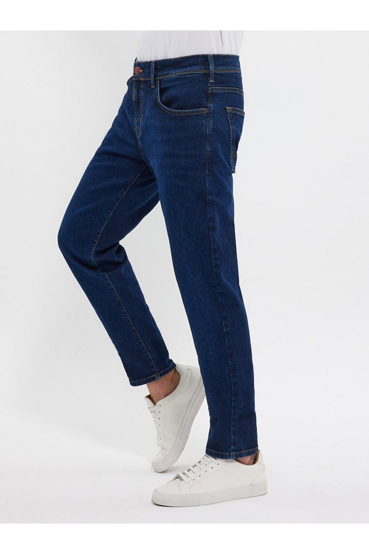 LTB Dıego Jean Pantalon Droit Taille Moyenne Indigo Foncé - dark Indigo