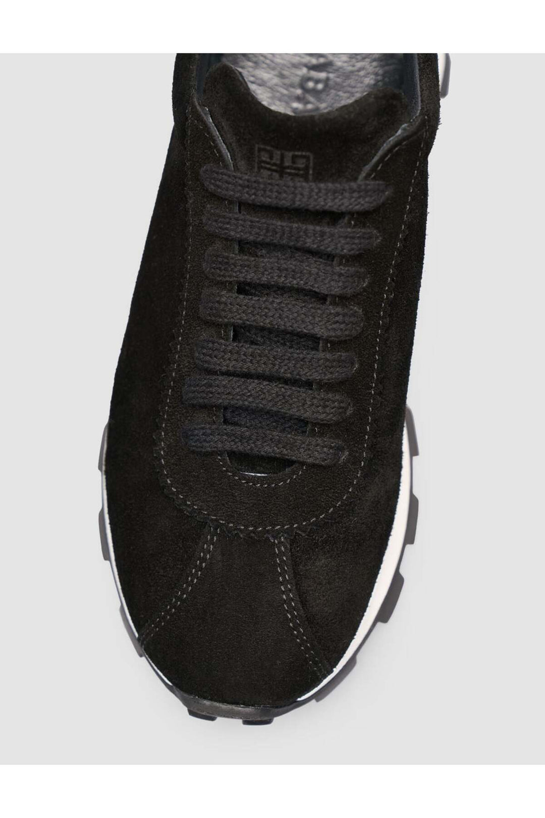 Cabani Shoes Baskets femme en cuir véritable noir - Noir