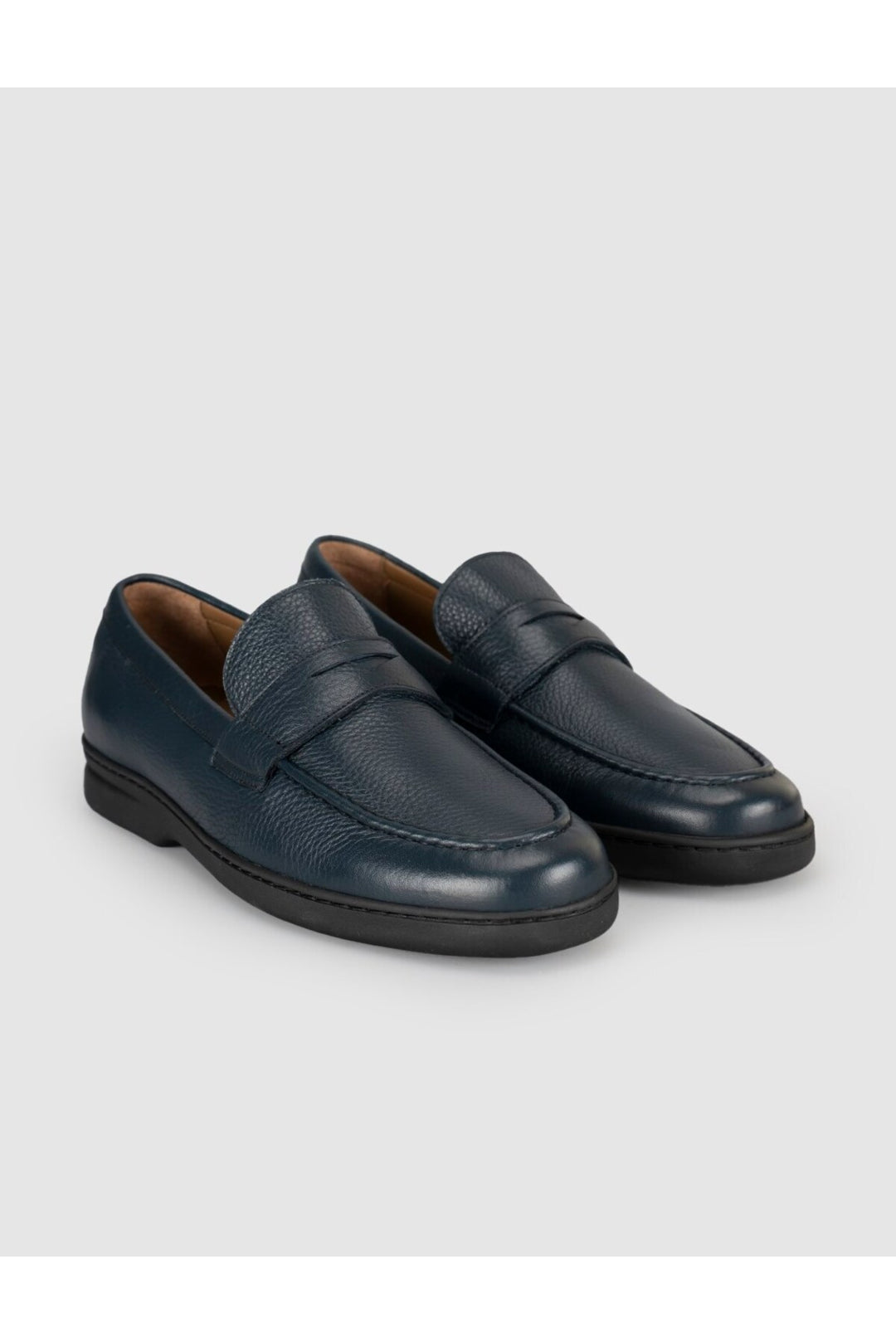 Cabani Shoes Chaussures Loafer en Cuir Véritable pour Homme Bleu marine - Bleu marine