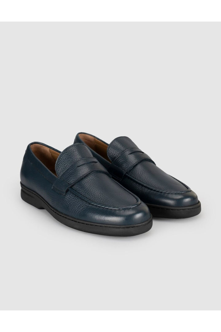 Cabani Shoes Chaussures Loafer en Cuir Véritable pour Homme Bleu marine - Bleu marine