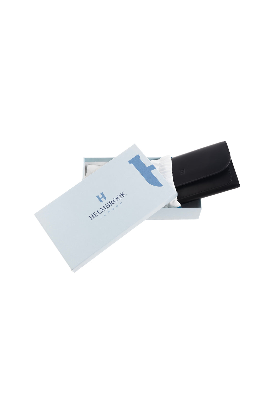 Helmbrook Charlotte Cuir véritable Noir Femmes Fermeture Éclair Fabriqué à la main Grand Portefeuille avec Fermeture Éclair Couvercle Protégé Rfid