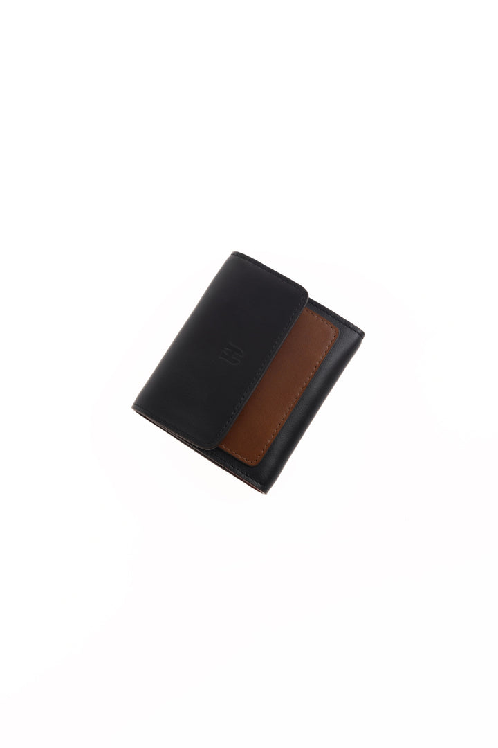 helmbrook Grand portefeuille pour femme Eleanor en cuir véritable Black-taba avec fermeture à glissière fabriquée à la main Rfid Protégé Couvercle Fermeture Éclair