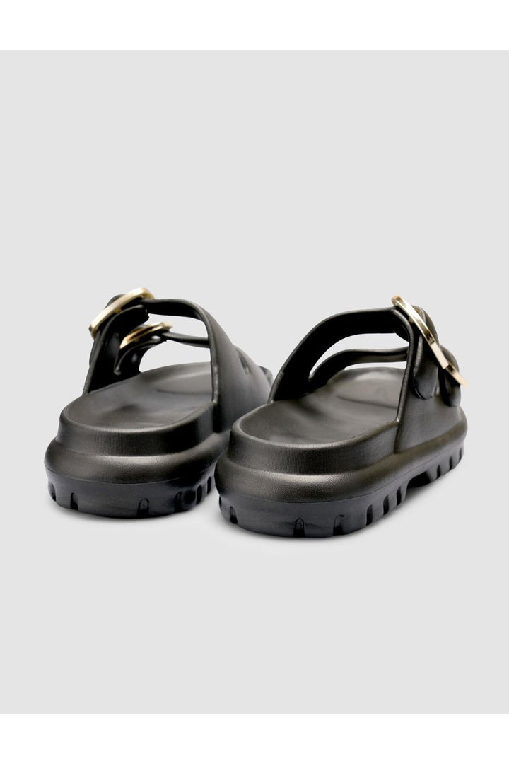 Cabani Shoes Snx Sandale en EVA pour femme avec détail de boucle noire - Noir